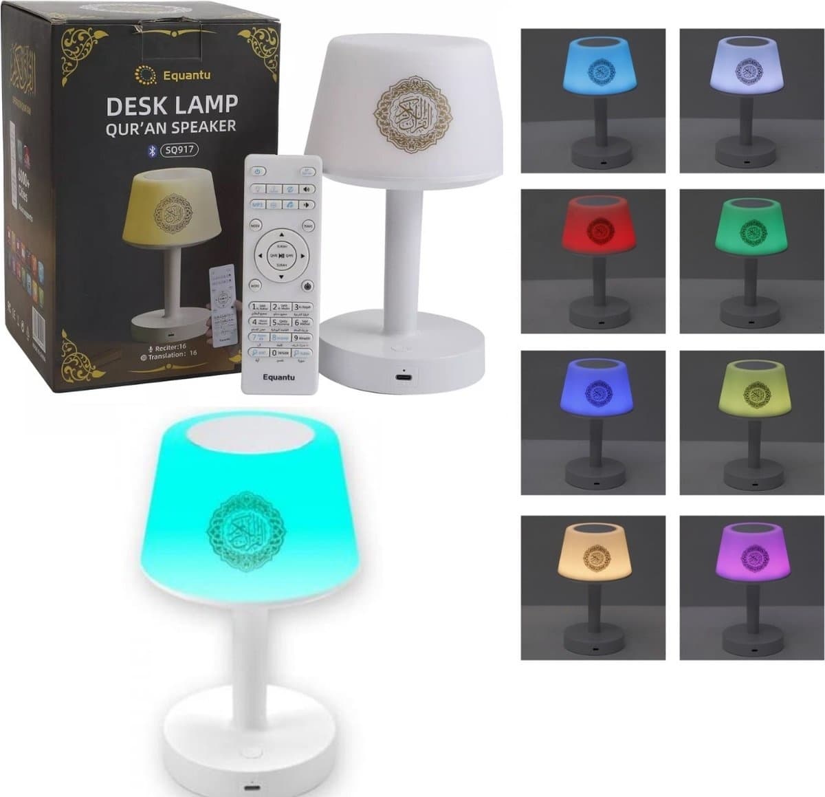 Desk lamp Qur'an speaker SQ917 kichik rasm
