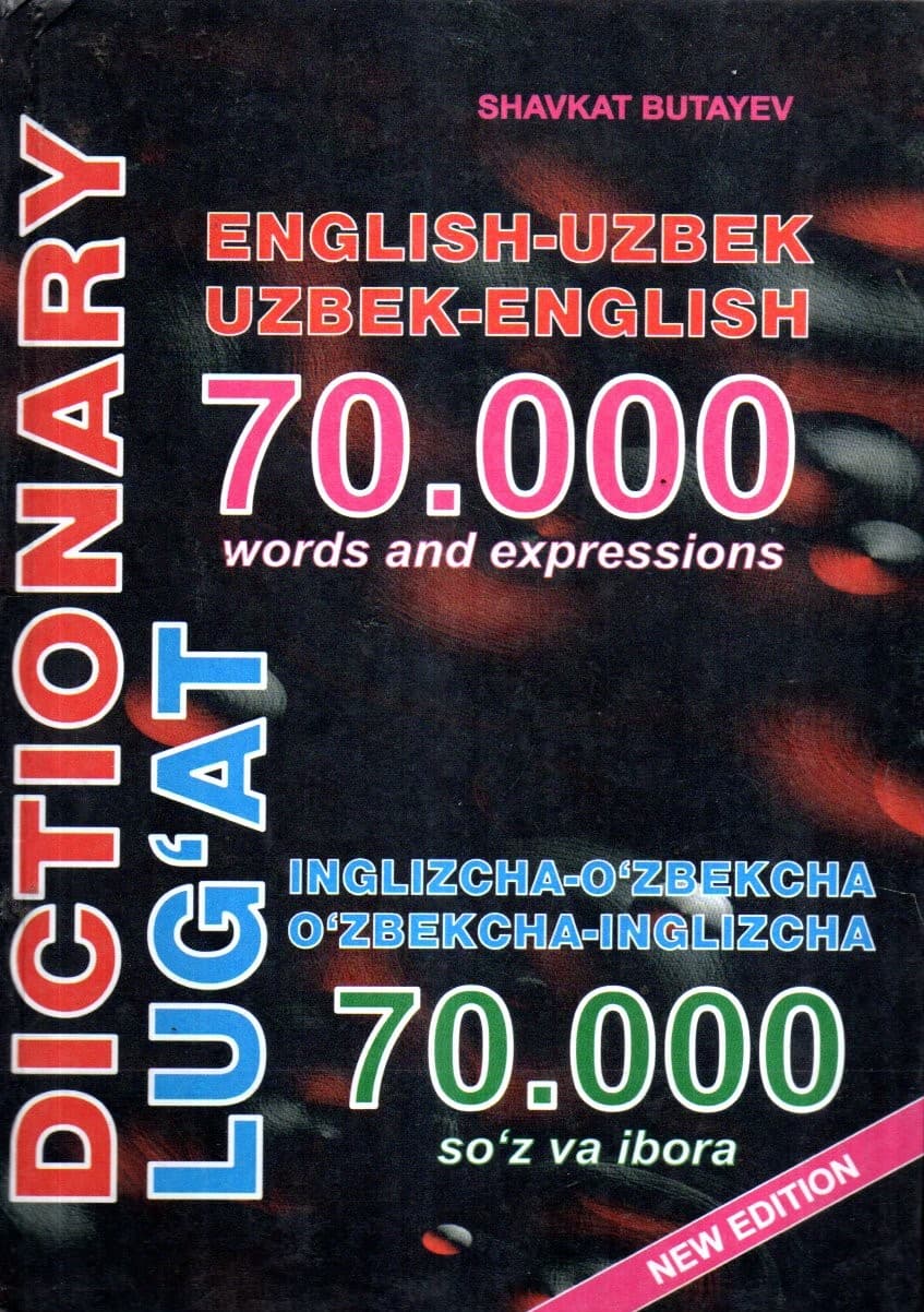 English-Uzbek Uzbek-English Dictionary 70000 words (А5, qattiq) kichik rasm
