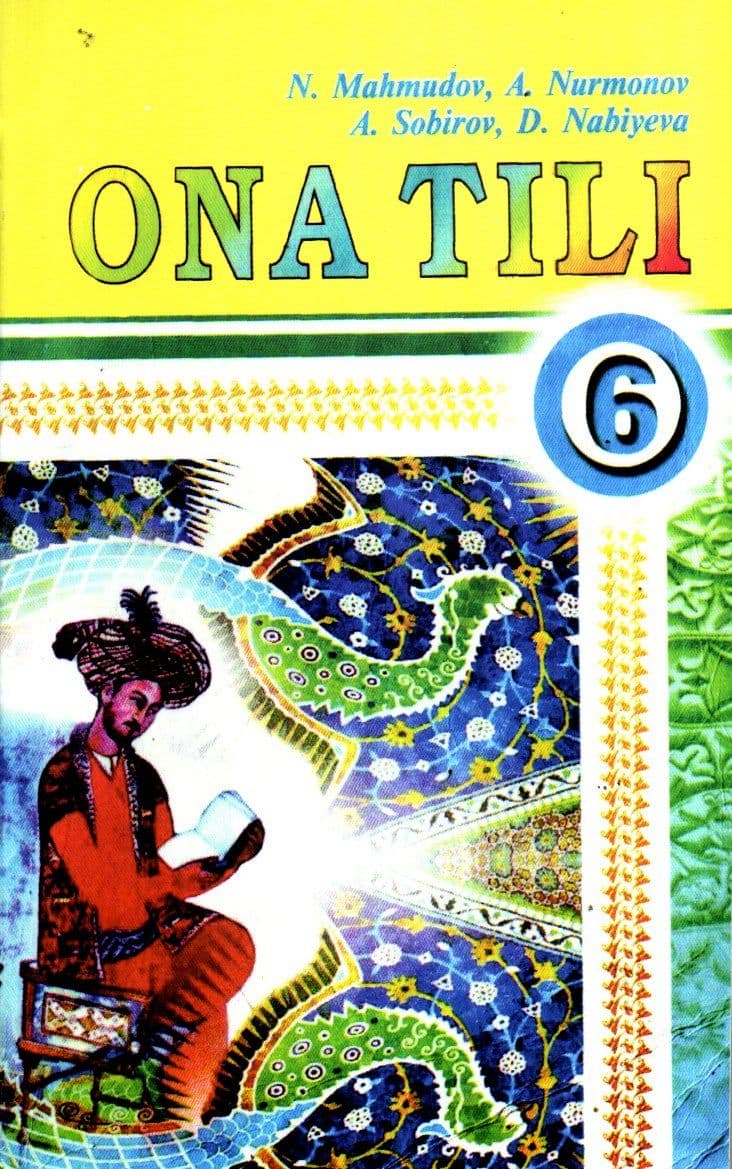 Ona tili 6-sinf (rangli oq) (А5, yumshoq) kichik rasm
