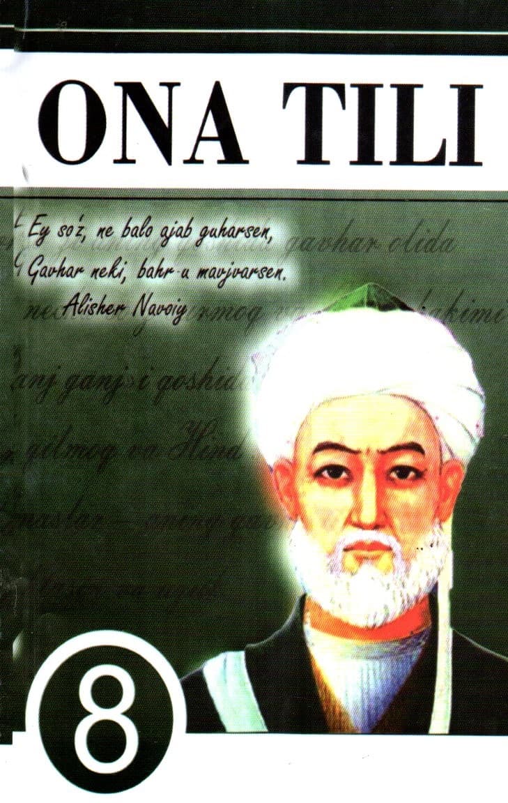Ona tili 8 (rangli) (А5, yumshoq) kichik rasm