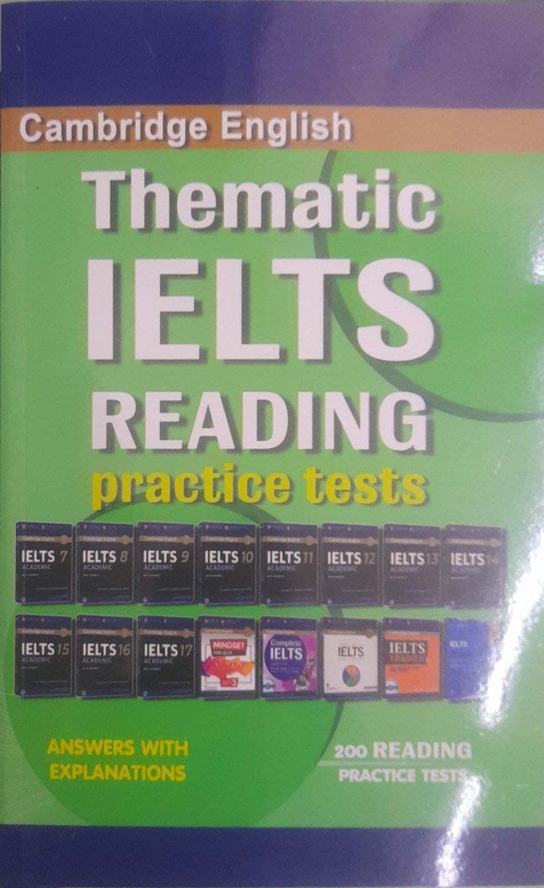 Thematic IELTS Reading practice tests (А4, yumshoq) 528 bet kichik rasm