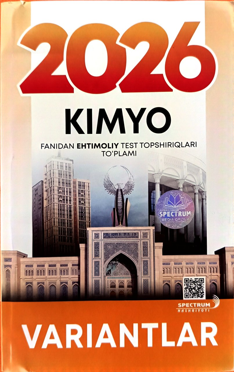 2026 Kimyo fanidan ehtimoliy test topshiriqlari to'plami Variantlar (А5, yumshoq)
