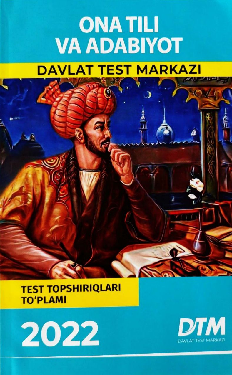2022 Ona tili va adabiyot Davlat test markazi (A5, yumshoq) 128 bet