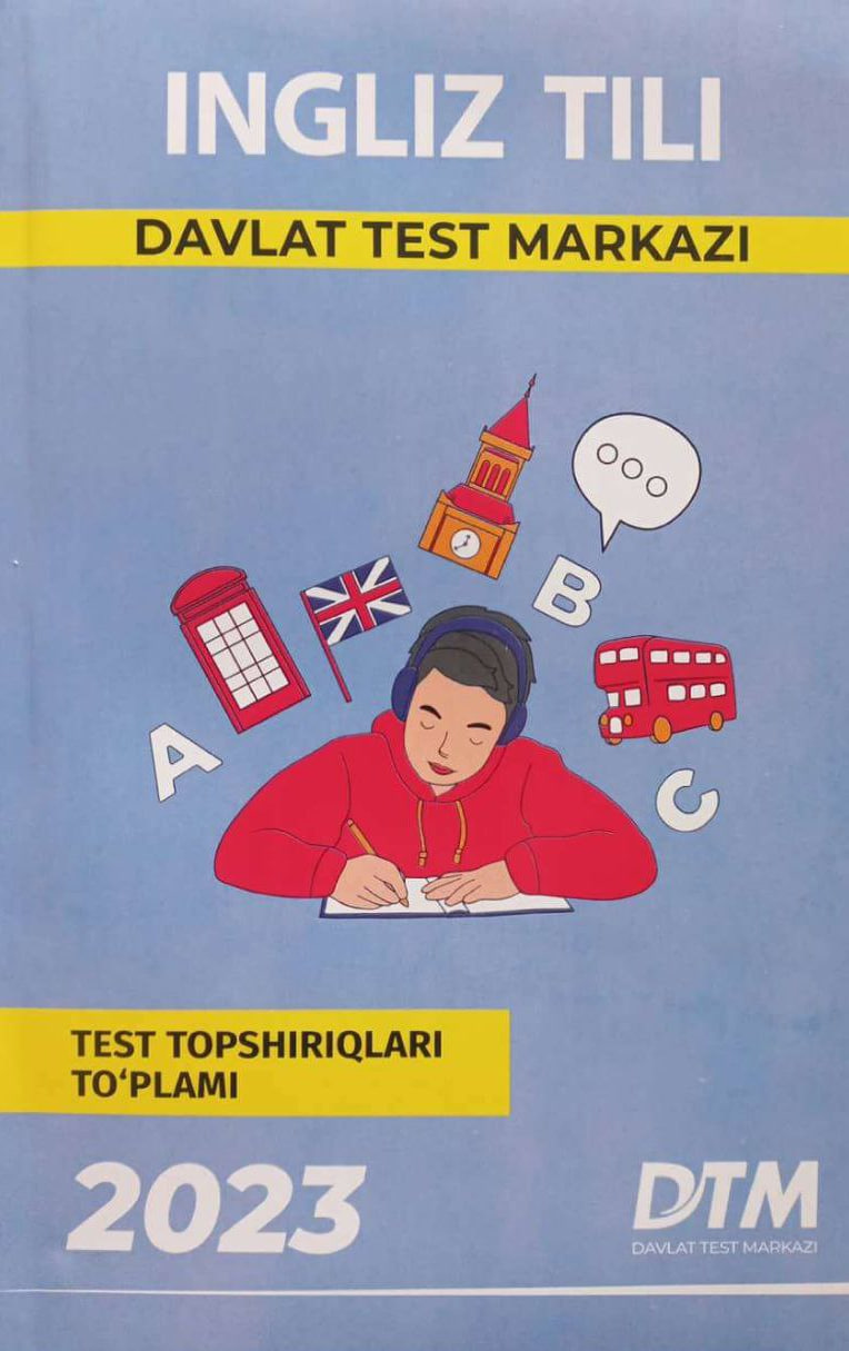2023 Ingliz tili davlat test markazi (A5, yumshoq) 128 bet