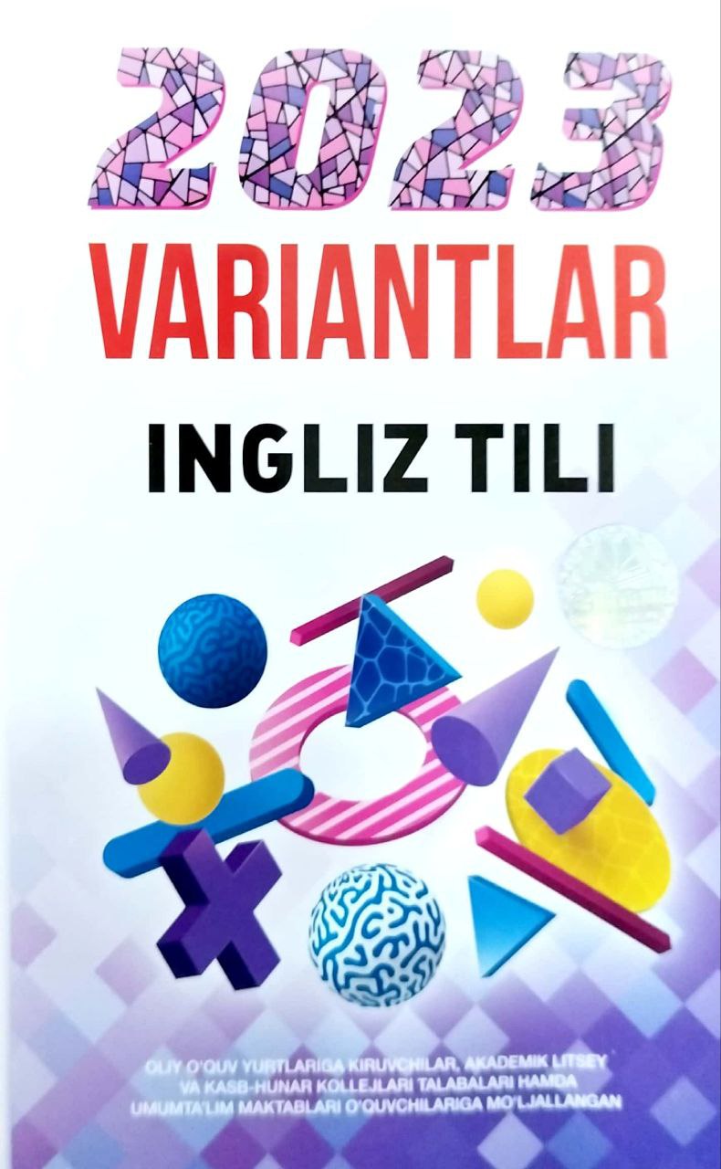 2023 variantlar ingliz tili (A5, yumshoq) 128 bet