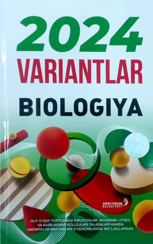 2024 variantlar biologiya (A5, yumshoq) 144 bet