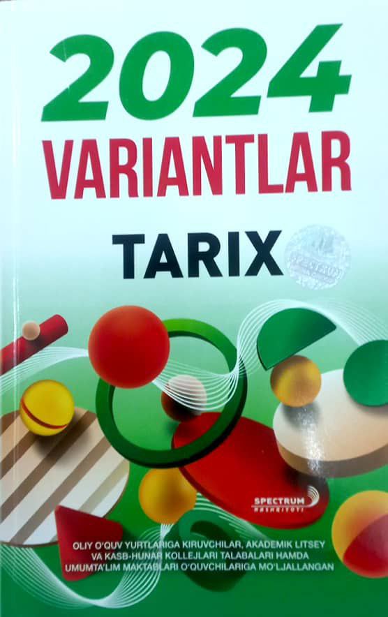 2024 variantlar tarix (A5, yumshoq) 144 bet
