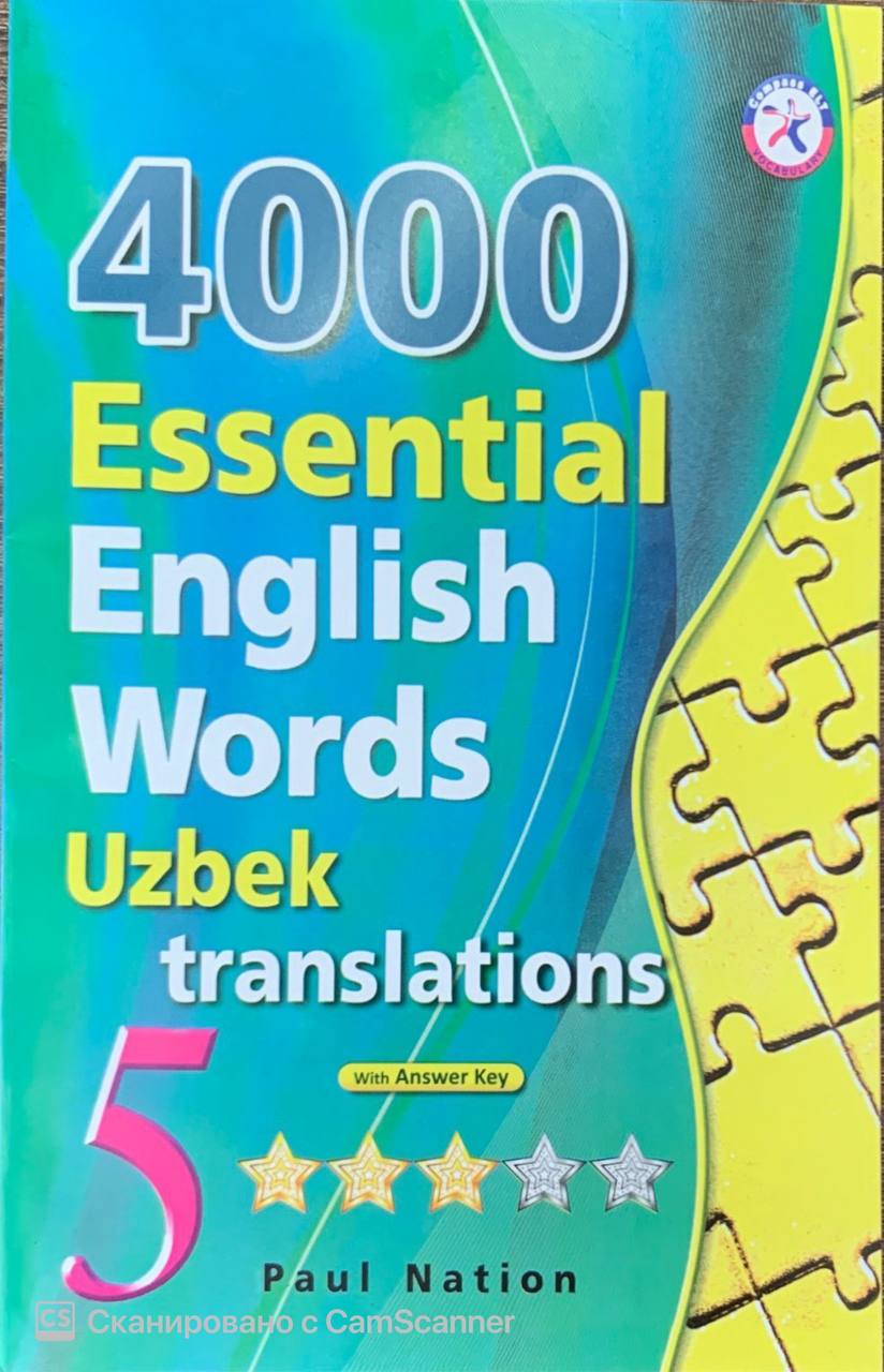 4000 Essential English Words 5 (uzbek rangli) (A5, yumshoq)