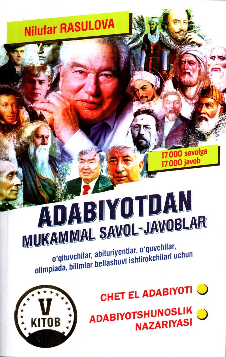 ADABIYOTDAN MUKAMMAL SAVOL-JAVOBLAR 5-kitob (А5, yumshoq)