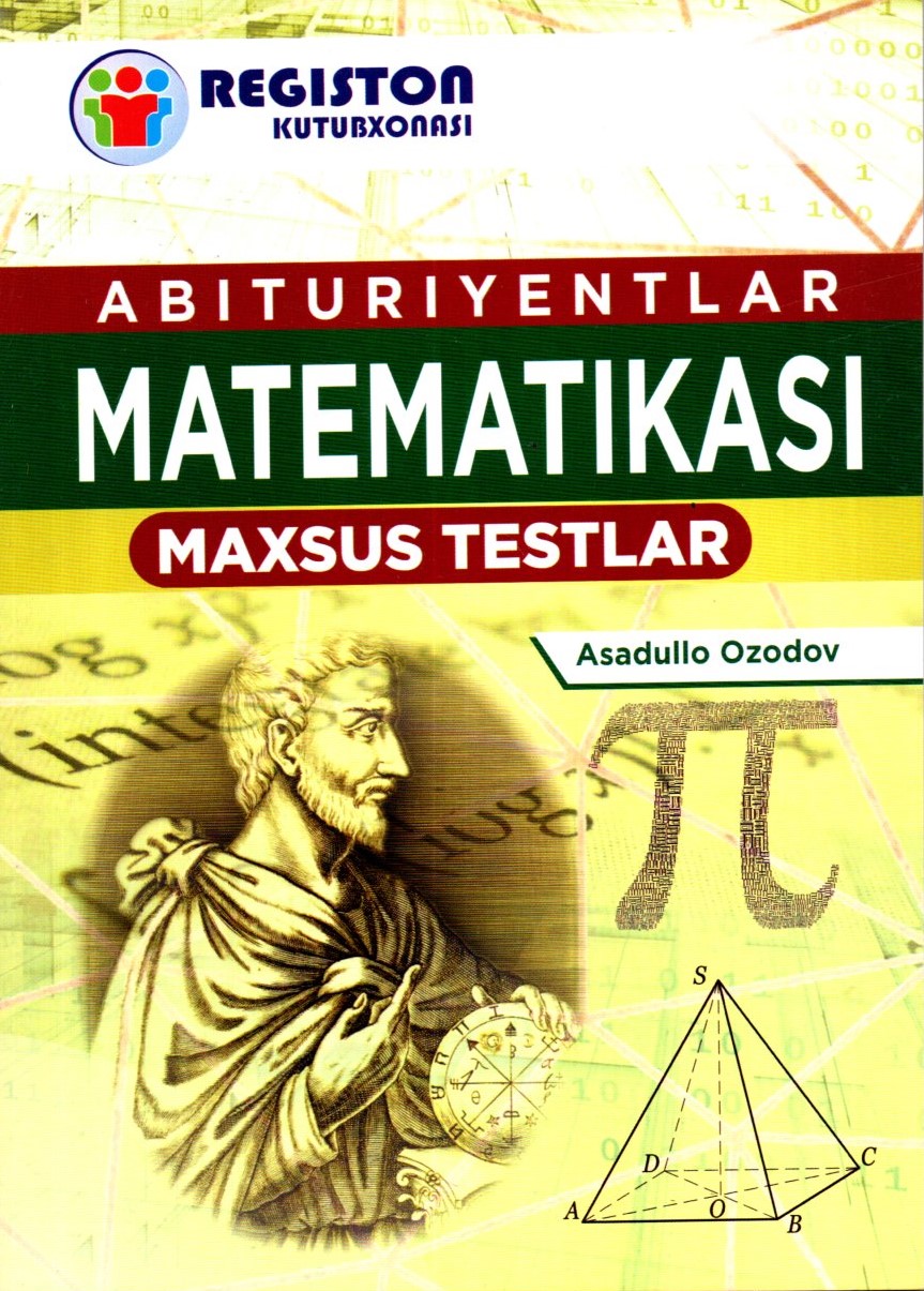 Abituriyentlar MAtematikasi maxsus testlar (А5 (lotin), yupqa)