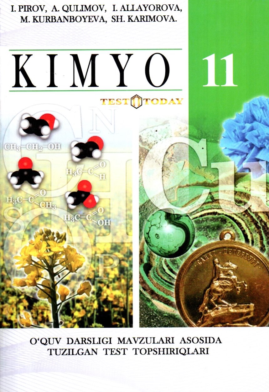 Kimyo 11-sinf (o'quv darsligi asosida) (A5, yumshoq) 192 bet