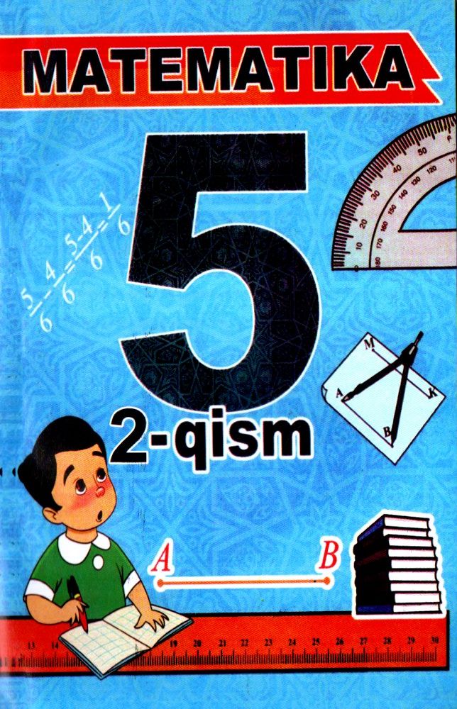 Matematika 5-sinf 2-qism (rangli) (А5, yumshoq)
