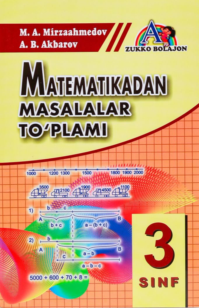 Matematikadan masalalar to'plami 3 sinf (A5, yumshoq) 240 bet