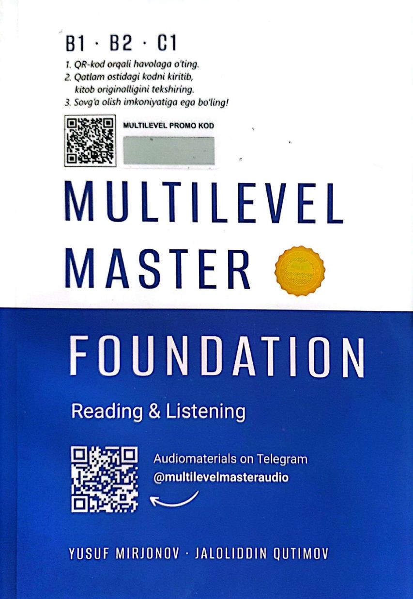 Multilevel Master. Foundation. B1, B2, C1 (А4.5, yumshoq) 288 bet
