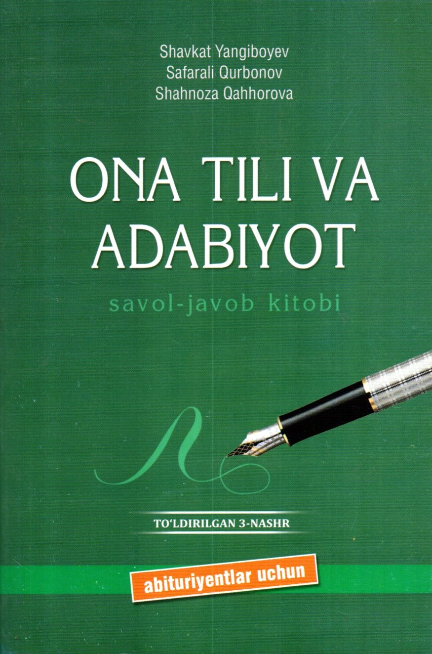 Ona tili va Adabiyot savol-javob kitobi (A5, yumshoq)