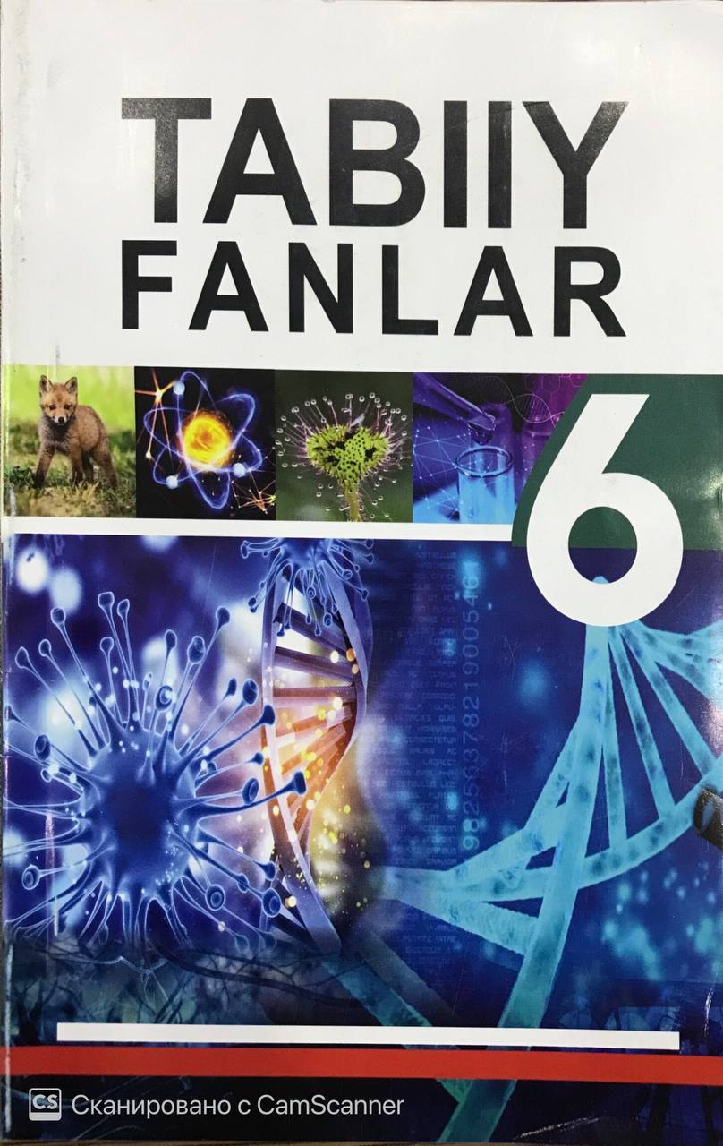 Tabiiy fanlar 6 (rangli) (A5, yumshoq) 192 bet