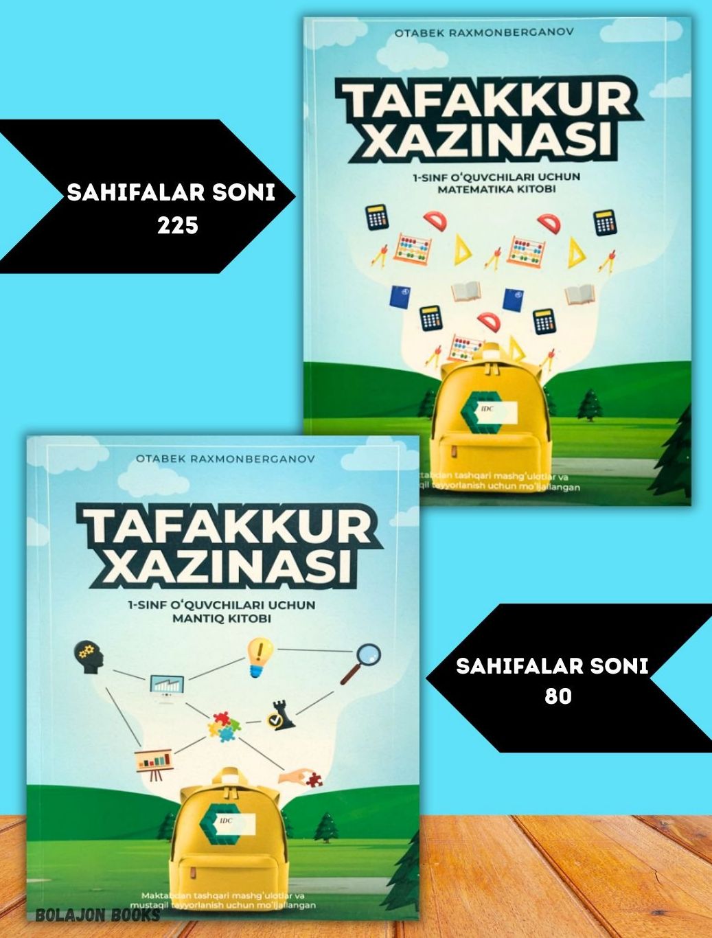 Tafakkur xazinasi (1-sinf o'quvchilari uchun mantiq va matematika kitobi) (А4.5, yumshoq)