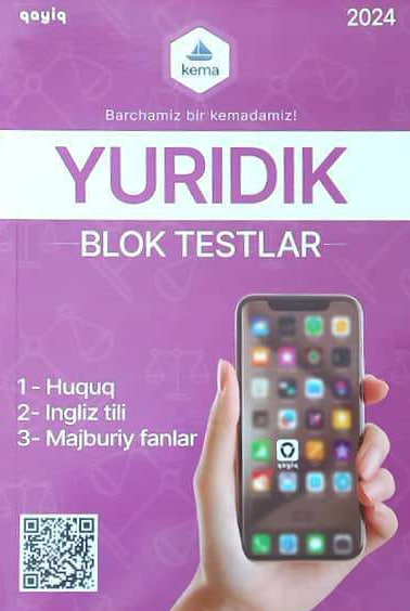 Yuridik blok testlar (А4.5, yumshoq) 304 bet