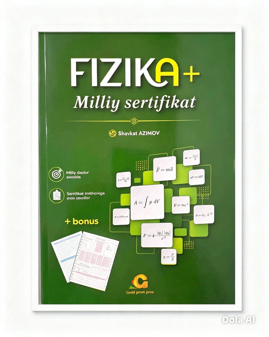 Fizika A+ Milliy sertifikat (A4, yumshoq) 156 bet