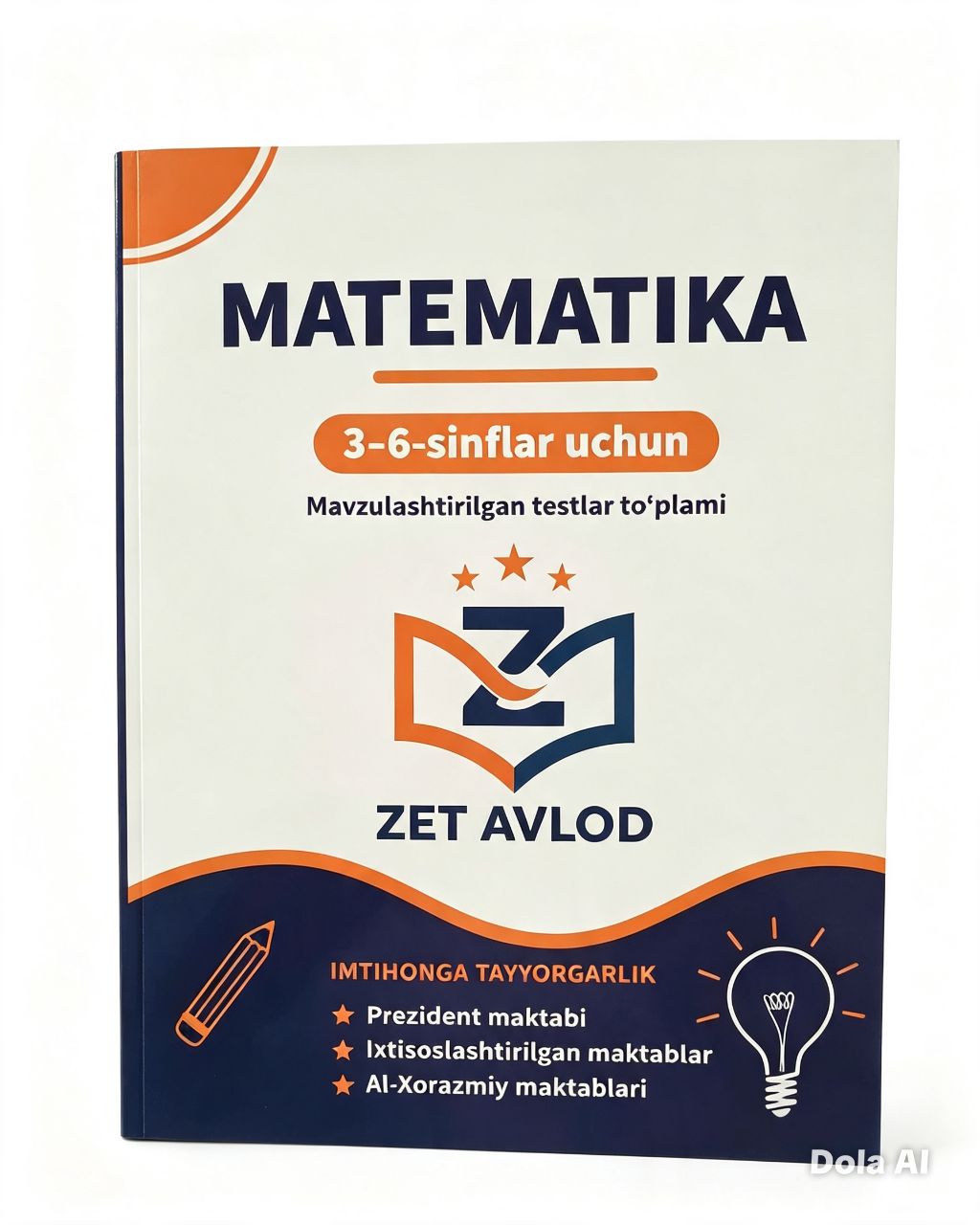 Matematika 3-6 sinflar uchun. Mavzulashtirilgan testlar to'plami ZET AVLOD (A4, yumshoq) 428 bet
