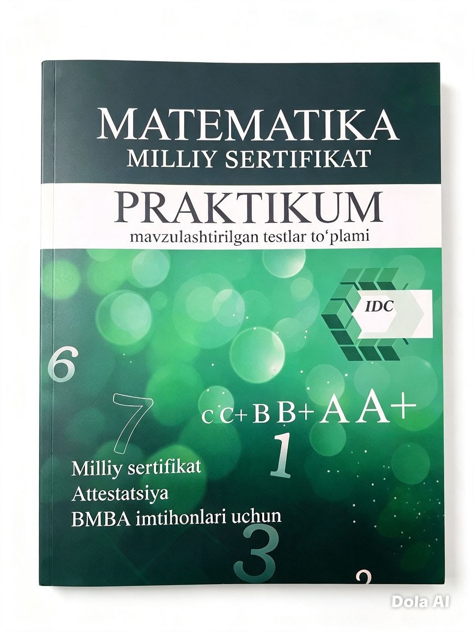 Praktikum (mavzulashtirilgan testlat to'plami) Matematika milliy sertifikat IDC (A4, yumshoq) 384 bet