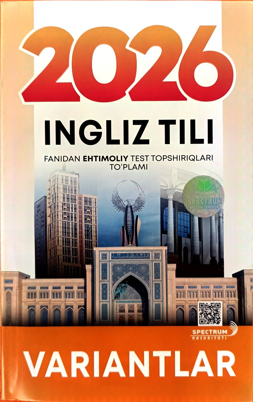 2026 Ingliz tili fanidan ehtimoliy test topshiriqlari to'plami Variantlar.jpg