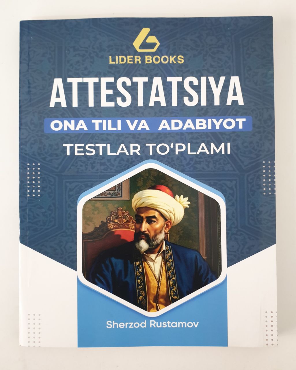 Attestatsiya Ona tili va adabiyot testlar to'plami (Lider books).jpg