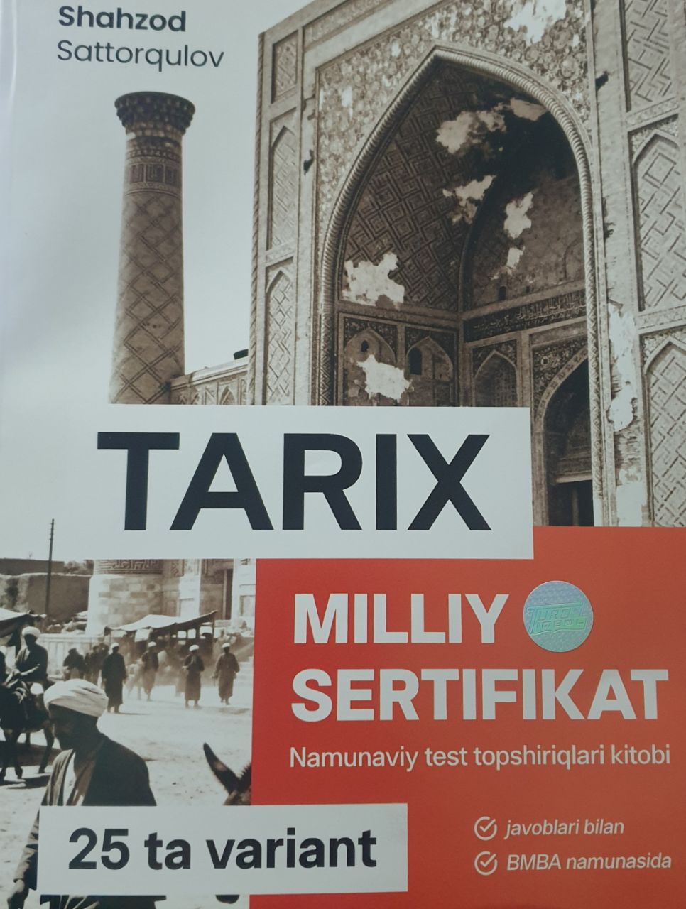 Tarix Milliy sertifikat namunaviy test topshiriqlari 25 ta variant.jfif